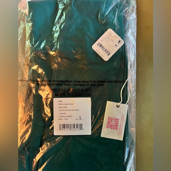 FP Movement x Hatch Never Better Legging Garden Green Size S, M, L $108 msrp NWT - Picture 7 of 8